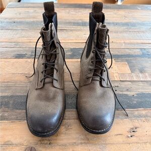 Timberland Men's Tan Leather Lace-Up Boots